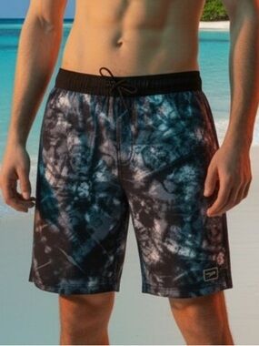 NWT Speedo Men's Patterned Swim Trunks